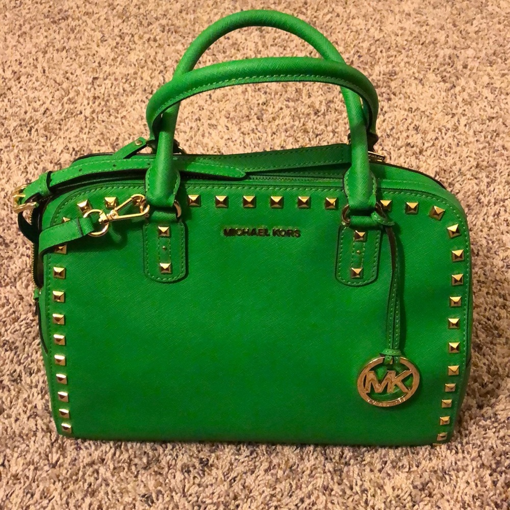 MK saffiano leather bag